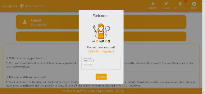 Login Page